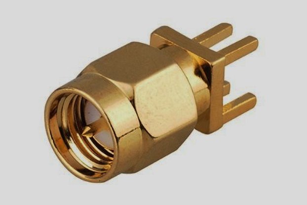 SMA-Male PCB Edge Mount Launch Connector 1.6 mm
