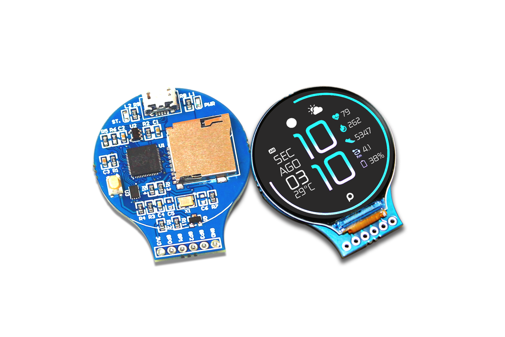 RoundyPi - 1.28” Round LCD Based on RP2040 MCU 1