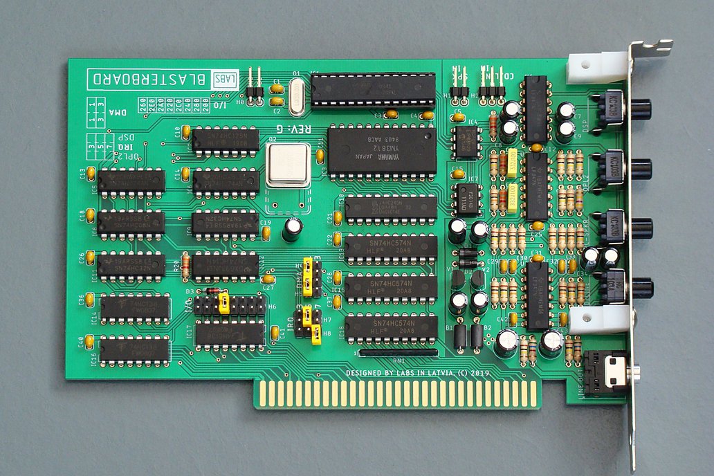Blasterboard - a complete 8-bit ISA sound card 1