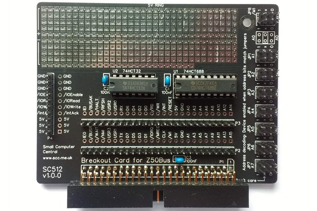 SC512 Prototyping Breakout Card Kit for Z50Bus 1