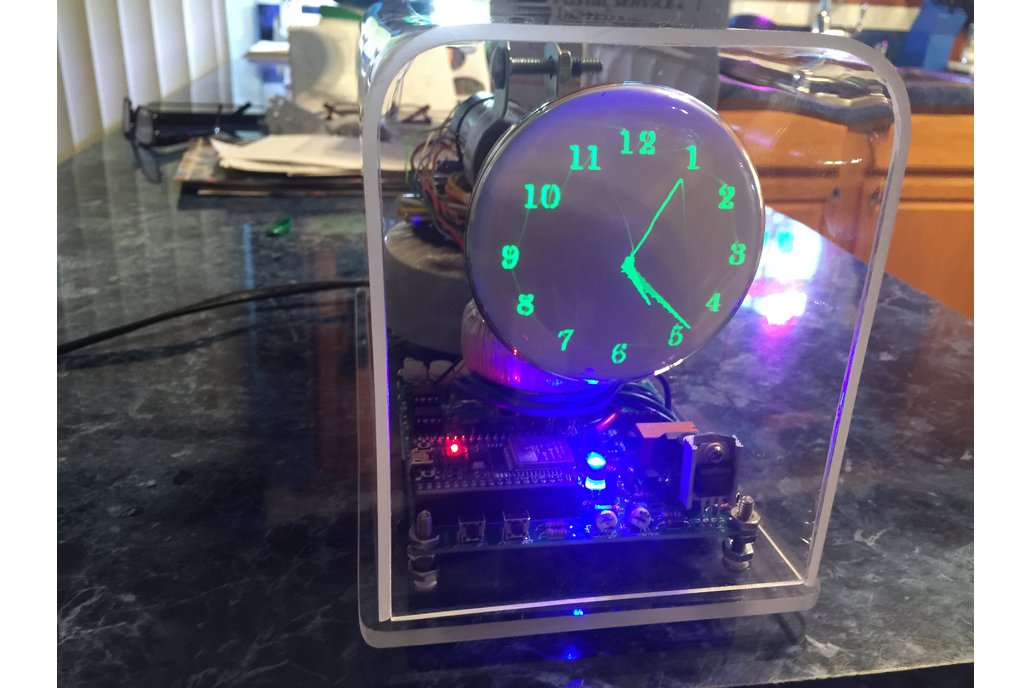 Oscilloscope Clock 3RP1 CRT assembled / wifi & GPS 1