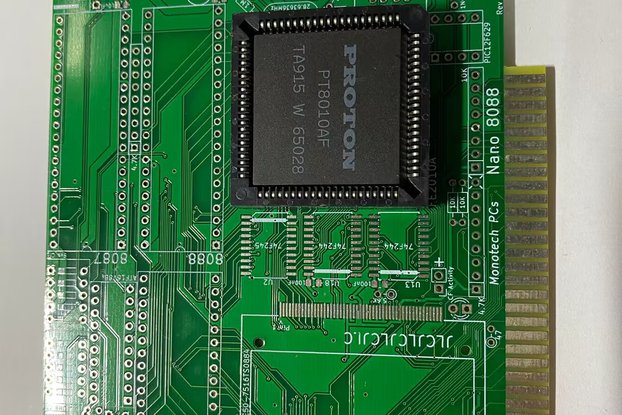 Nano8088 - Micro 8088 SBC, with XT-CF