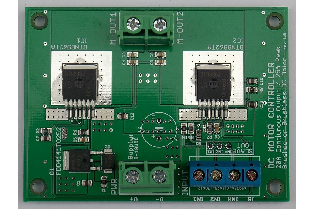 6-18Vdc DC Motor Controller 20A Output (25A Peak) 1