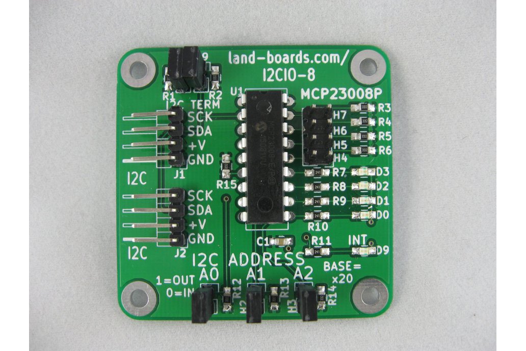 I2C Demo Board MCP23008 (I2CIO-8) 1
