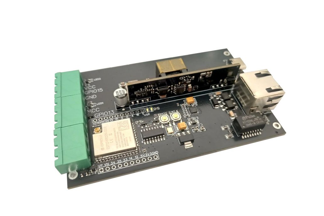 Esp32-Stick-WLED: Powering smart LEDs using PoE 1