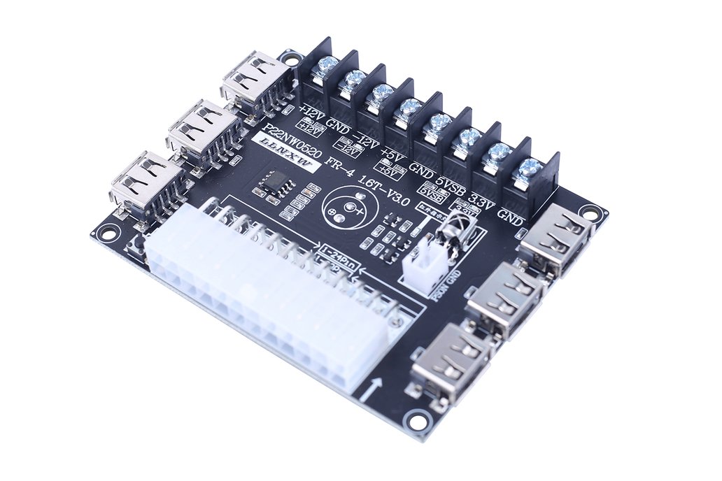 20Pin 24Pin PC Power Supply ATX Adapter Board 1