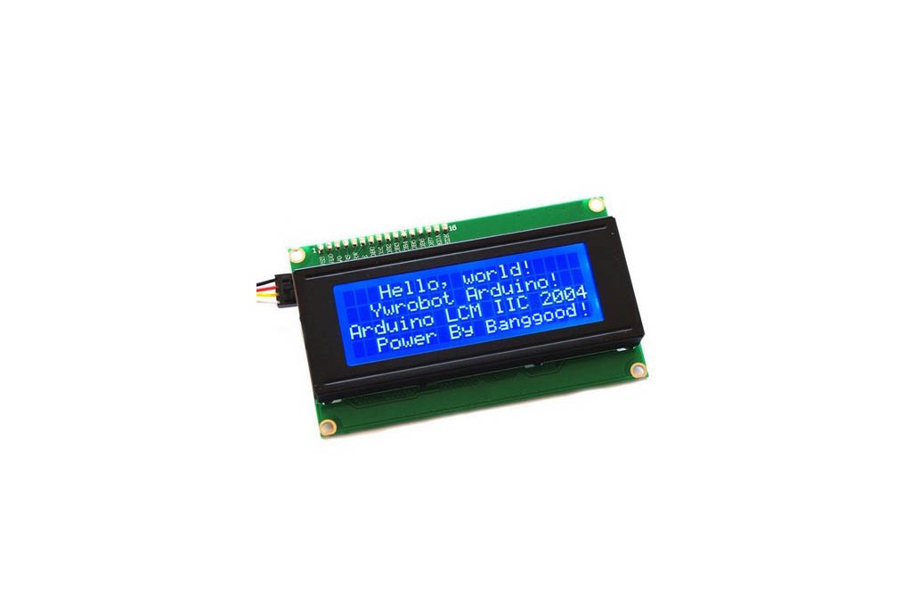 20 x 4 Character LCD Display Module (Blue) 1