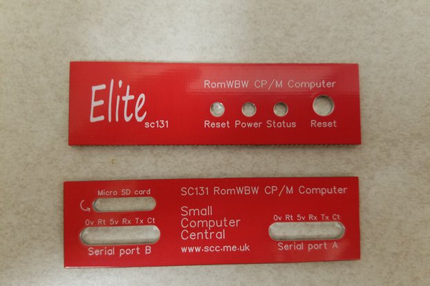 SC131 Front & Back Panels, DIY Hardware, PCB
