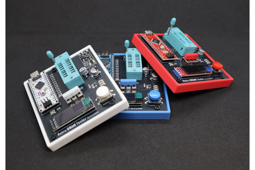 DRAM Tester 4164 41256 4116 4532 with OLED display 1