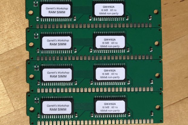GW4192A -- 4x 16 MB 30-pin RAM SIMM (64 MB kit)