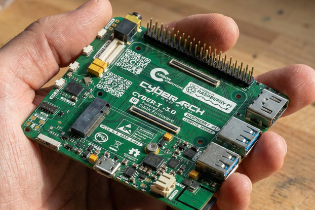 CM5 AIO - Carrier with built-in BMS, USB 3.0, M.2