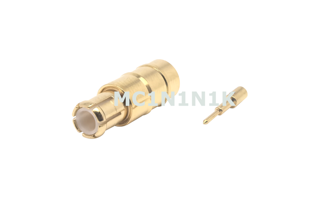 MCX Male Plug  Connector  Crimp MC1N1N1L - 4pcs