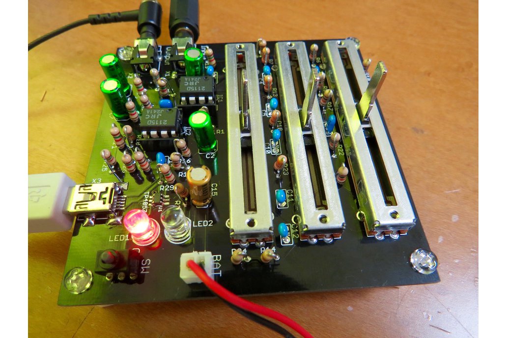 Simple stereo 3-band audio equaliser kit 1