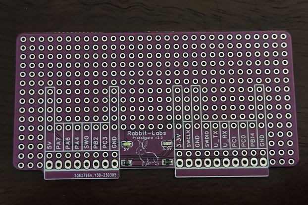 Flipper Zero Protoboard with LEDs by Rabbit-Labs™
