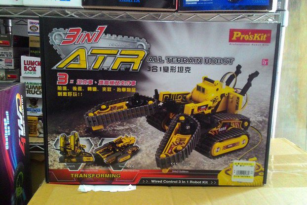 All Terrain 3-in-1 REMOTE CONTROL RC Robot Kit