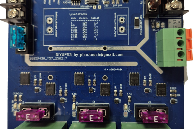 DCzilla - DIY DC UPS control board