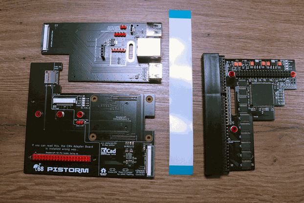 Pistorm32 + CM4-Adapter Board + IO-Board + Cable