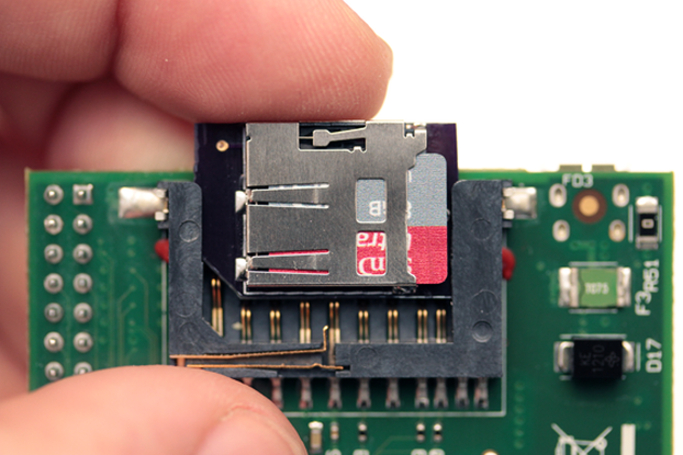 pIO microSD Adapter for Raspbery Pi