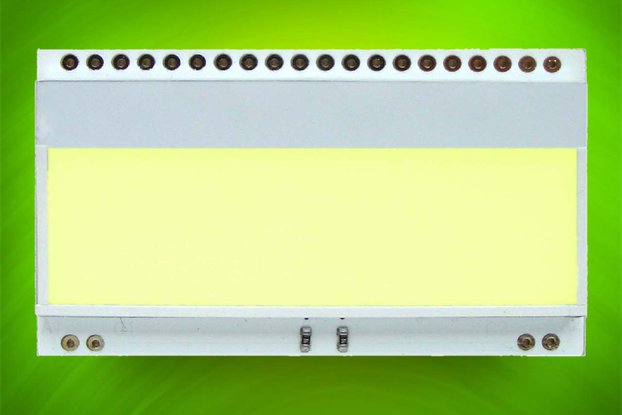 Backlight LED Display Visions Giallo-verde, 40 pin