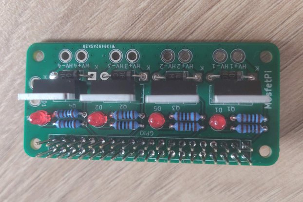 MOSFET relay HAT for Raspberry PI