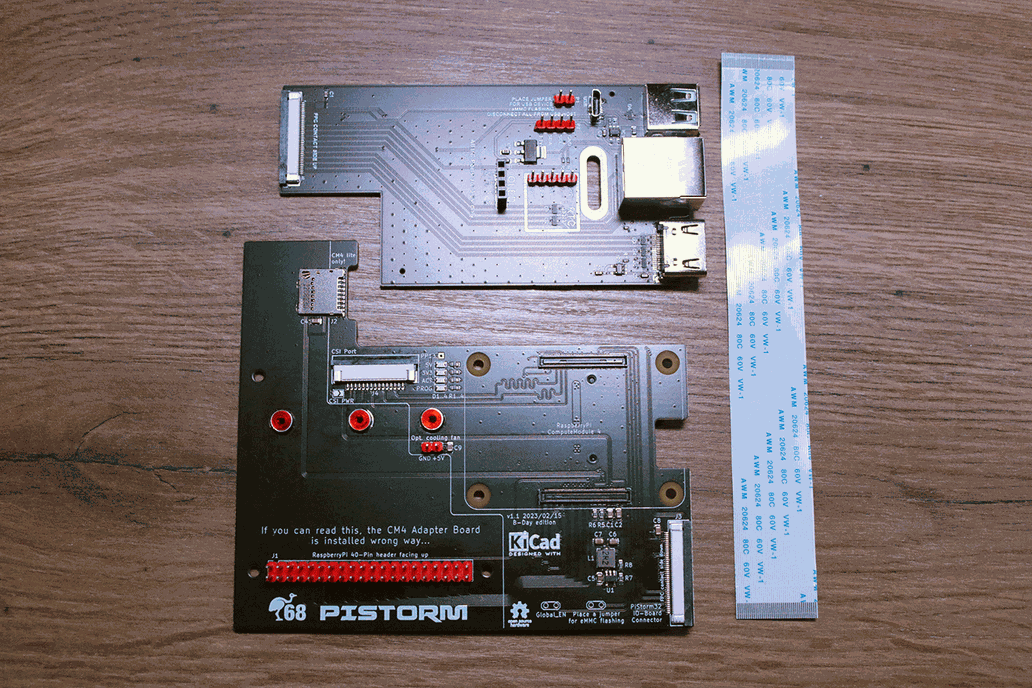 Pistorm32 CM4-Adapter Board + IO-Board + Cable 1