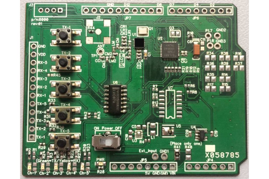Arduino Uno Shield - Remote Control (Transmitter) 1