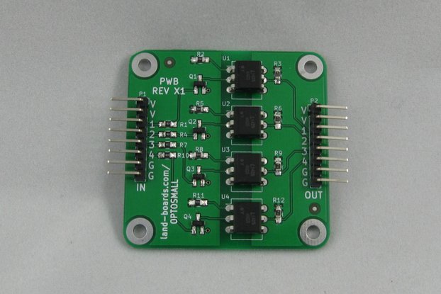 4 Channel Opto-Isolator card (OptoSmall)