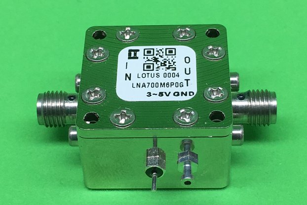 Amplifier-LNA 0.7GHz to 6.0GHz Low Noise NF 0.4dB