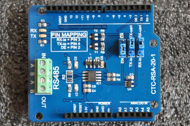 RS485 RS422 Shield for Arduino