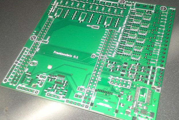 Frankenstein DIY ECU board rev 0.11 bare PCB