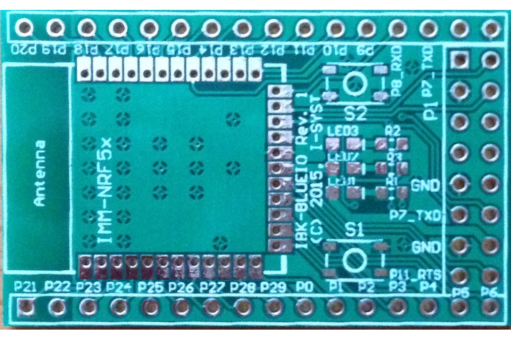 Breakout board for Bluetooth module (PCB only) 1