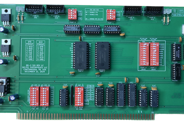 MITS 88-2SIO Compatible "REV 1" RS232 Serial Board
