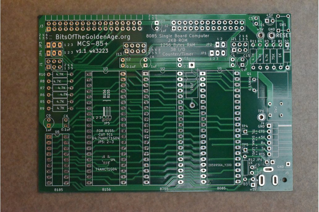 MCS-85+ Bare Board - v1.1 - TIN 1