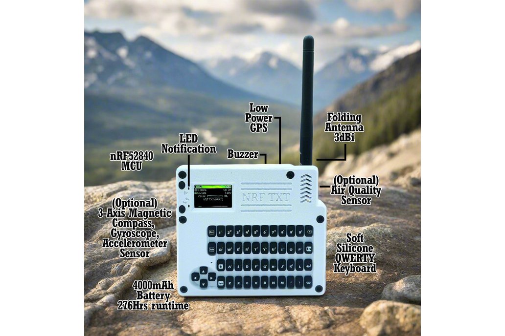 NRF-TXT - Stand Alone Meshtastic node (Complete) 1