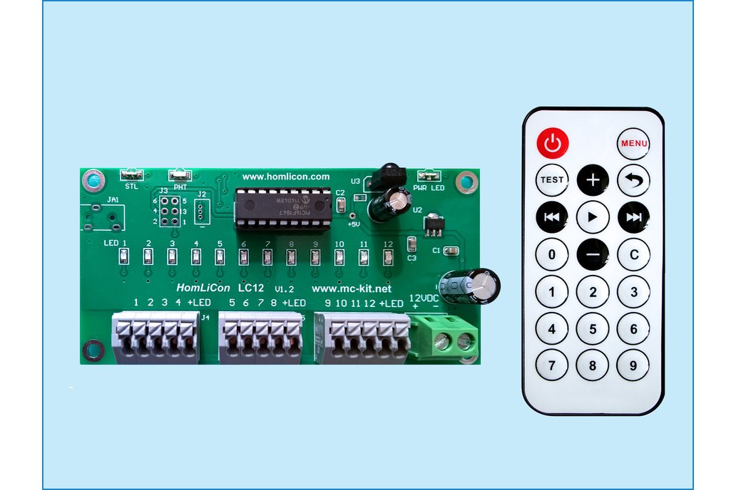 12 Channel LED Sequencer - HomLiCon LC12R 1