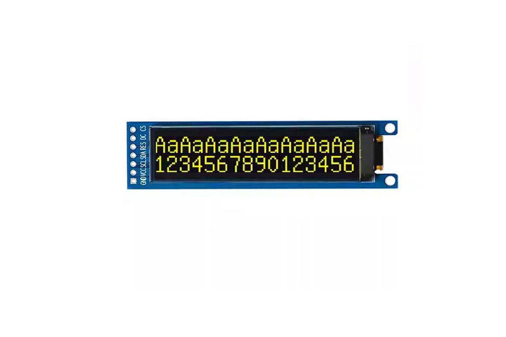 7P 2.26"SPI IIC OLED Character display Module 1602 1