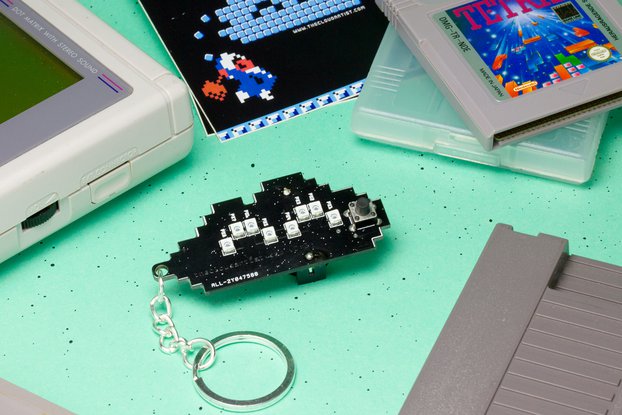 Happy Cloud PCB Keychain