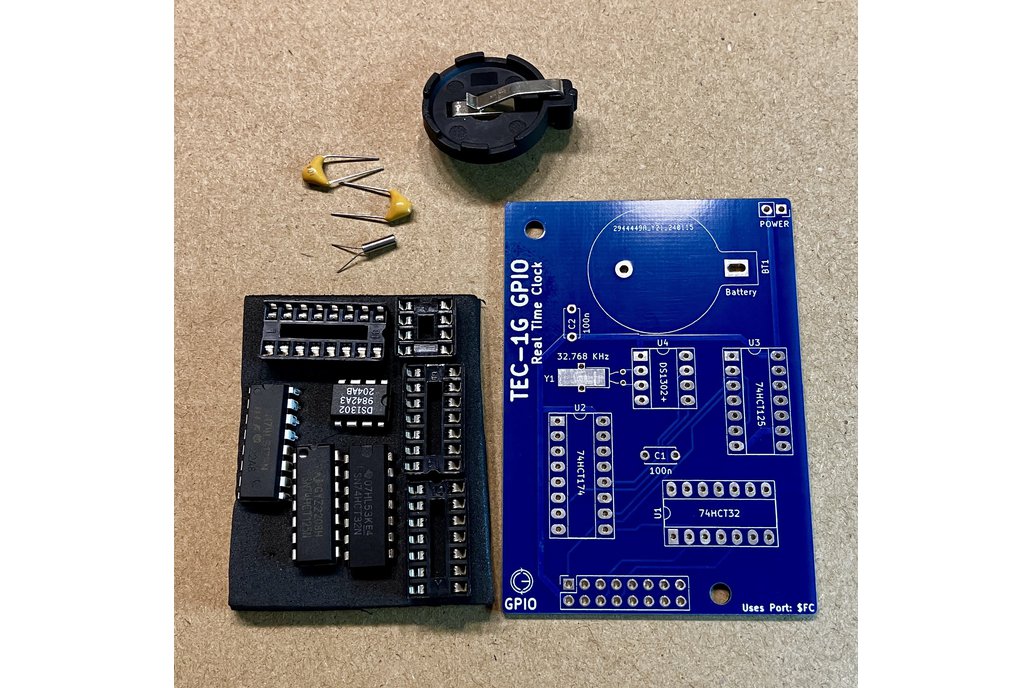 TEC-1G Real Time Clock (RTC) Kit 1