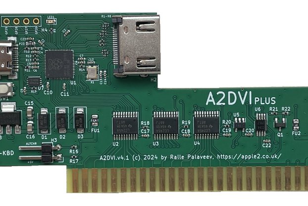 A2DVI v4.1 digital video card for Apple II