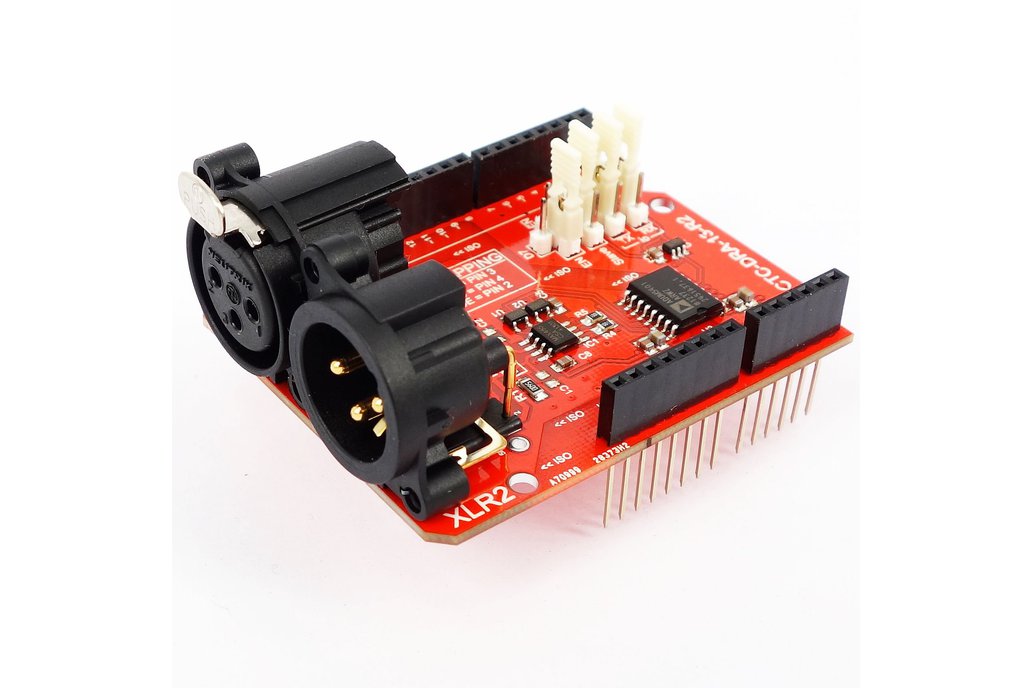 2.5kV Isolated DMX 512 Shield for Arduino - R2 1