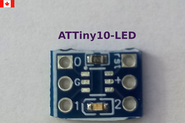ATtiny10-Minimum Arduino development board