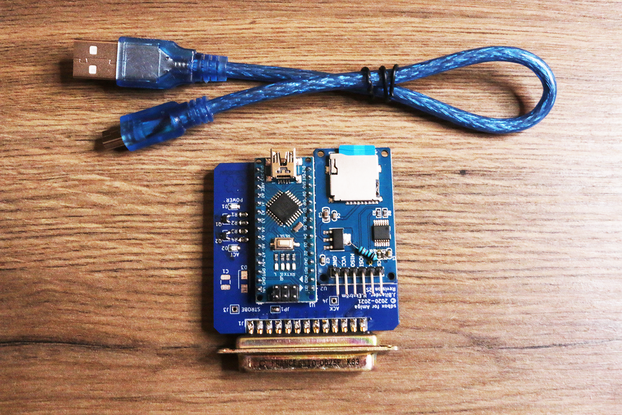 SDbox SD-card reader / Harddriv for parallel Amiga