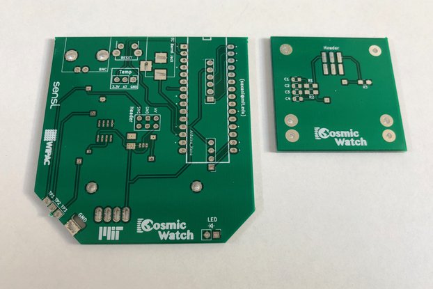 PCB for Cosmic Watch