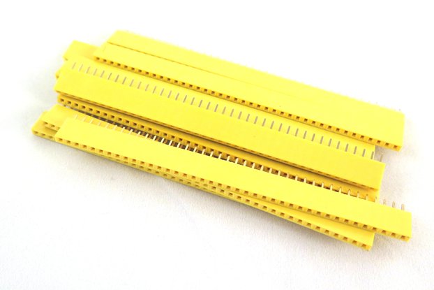 Yellow female 40 pin header (10 pieces)