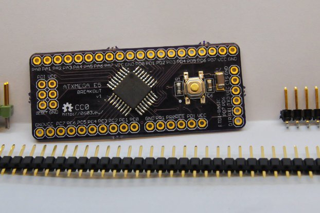 atxmega32e5 breakout board v2