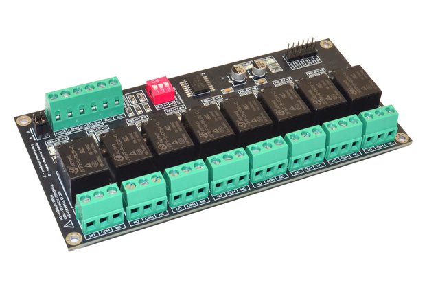 8 Channel I2C Electromagnetic Relay Module Opto