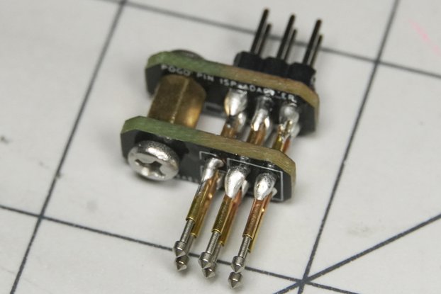 ICSP Pogo Pin Adater - 6-Pin Slim, Inline