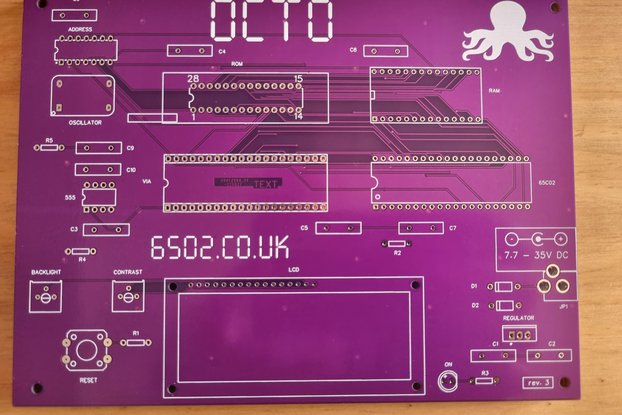 PCB for a 6502 based single-board-computer