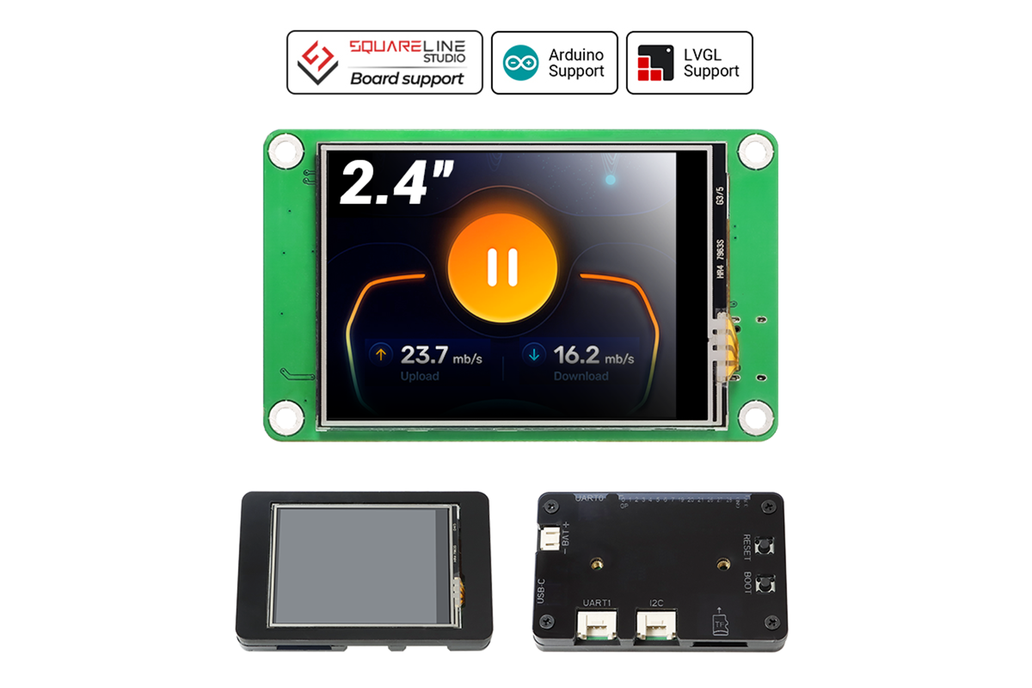 CrowPanel 2.4"-320*240 HMI Pico RP2040 Touchscreen 1