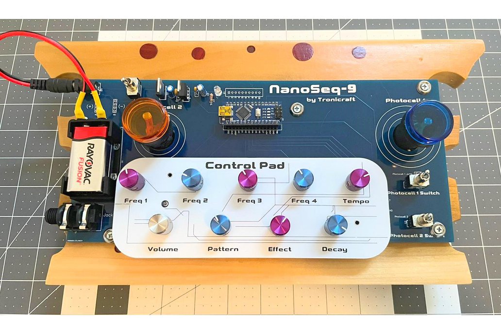 Circuit Bent Style Sequencer Synth Light Theremin 1